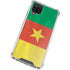 Cameroon Flag Distressed Galaxy A12 Clear Case